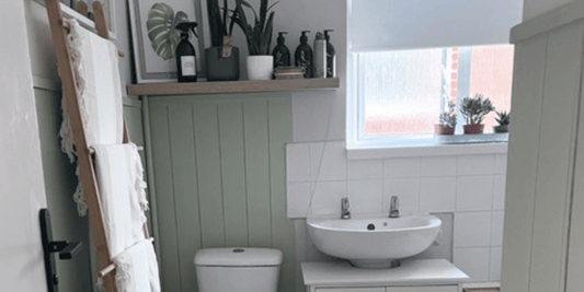 Shiplap Panelling in Bathroom