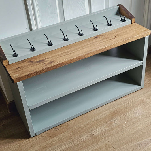 Coat Hook and Shoe Rack Storage Wide