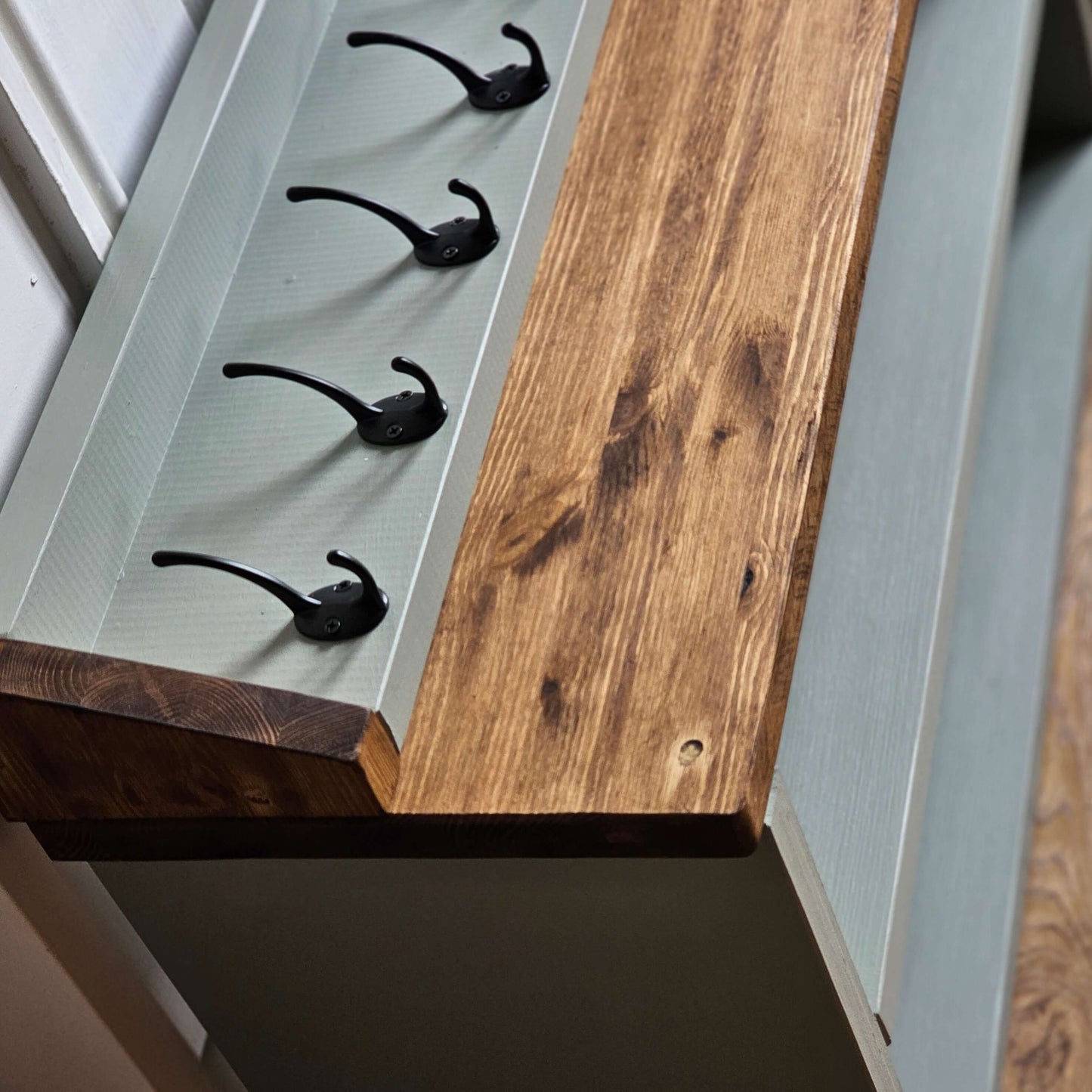 Coat Hook and Shoe Rack Storage Wide