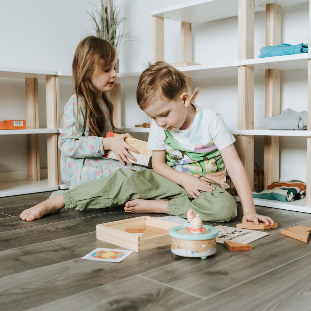 Create Your Own Montessori Storage Unit - White and Natural