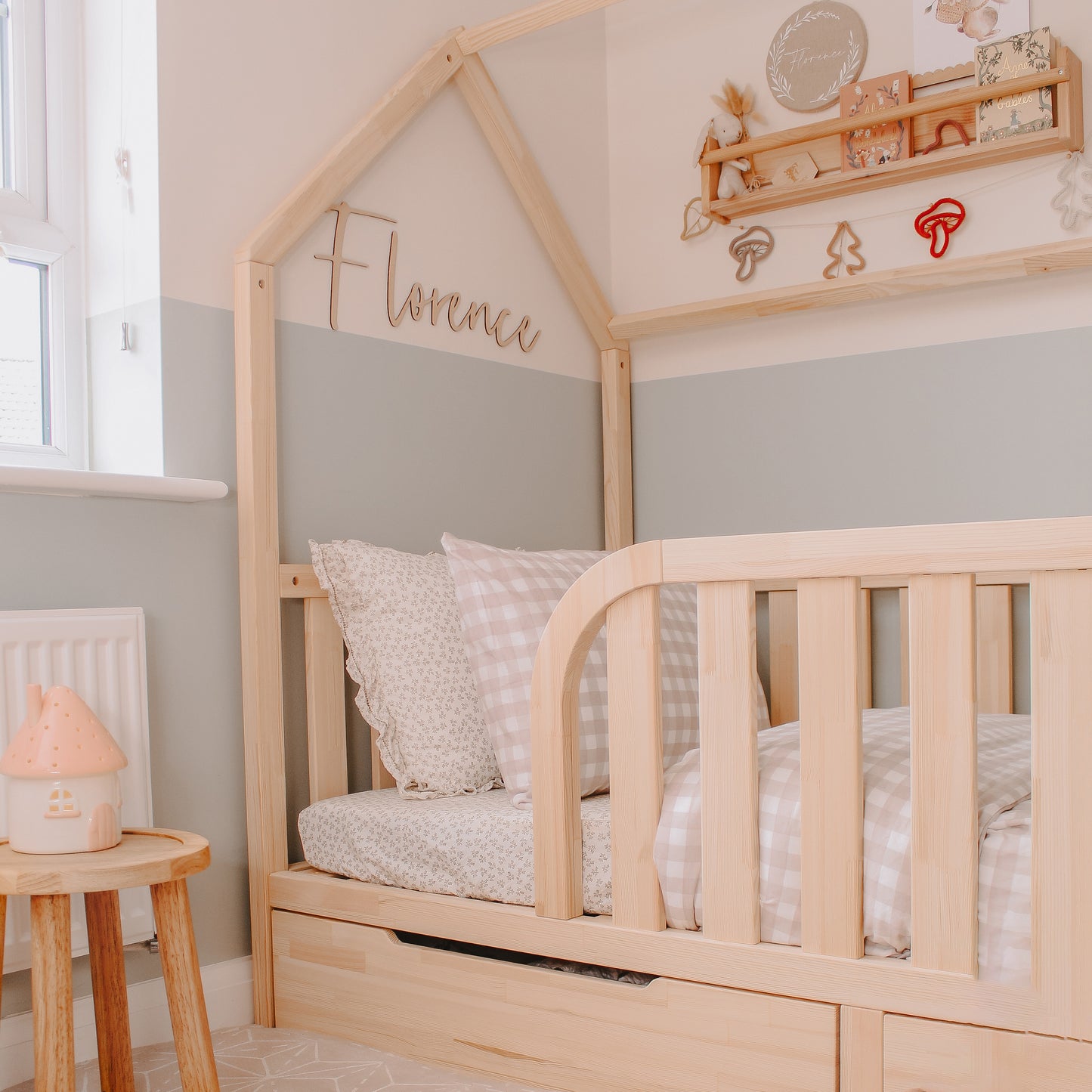 Toddler House Bed on Legs