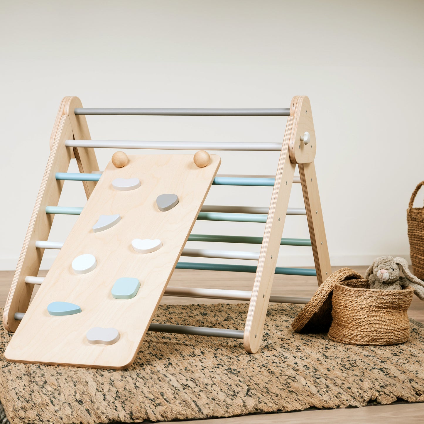 Swedish Wall 2-in-1 Climber Set with Ramp