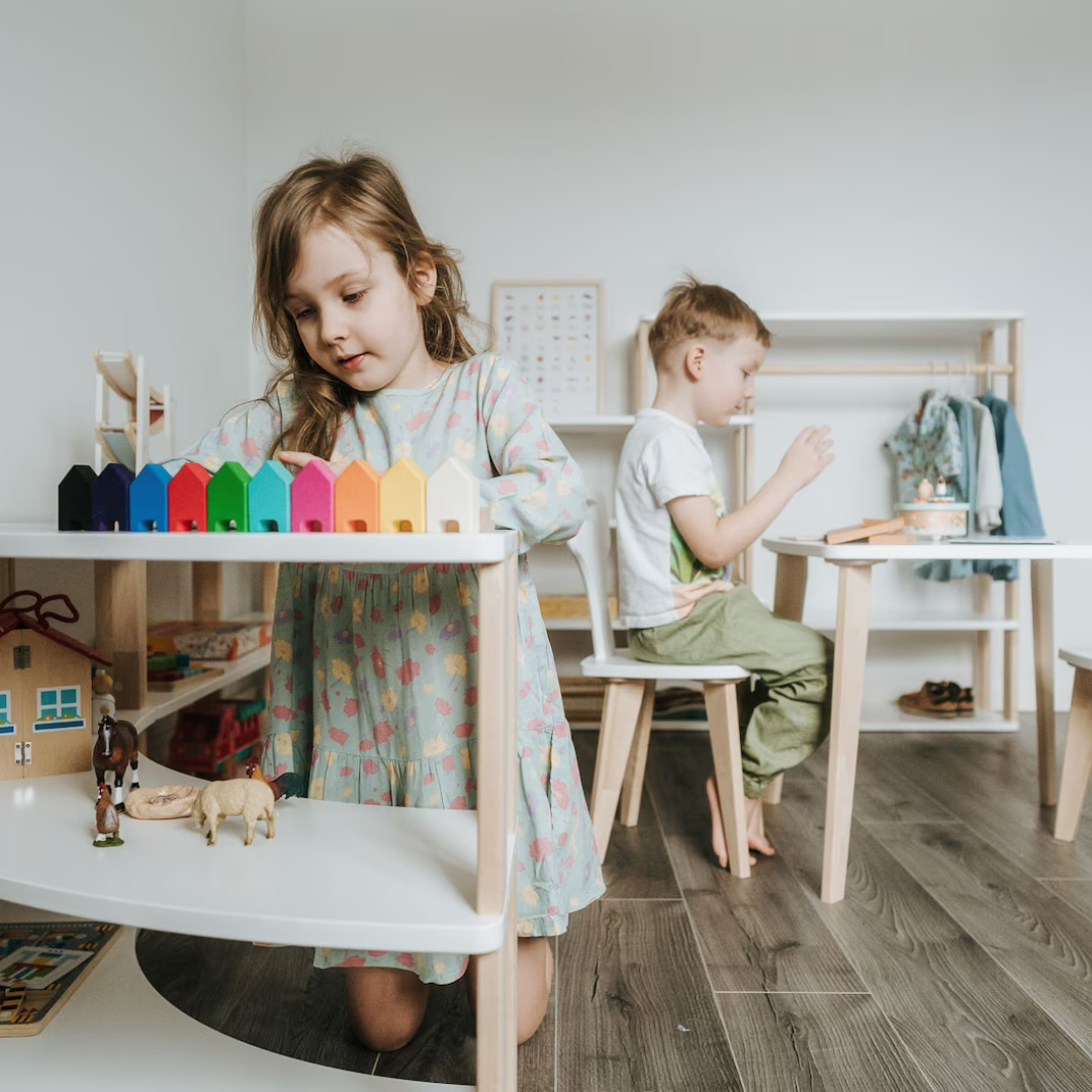 Montessori Arc Shelves