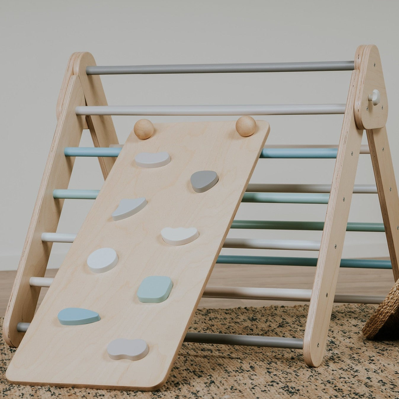 Pikler Triangle Climber With Ramp