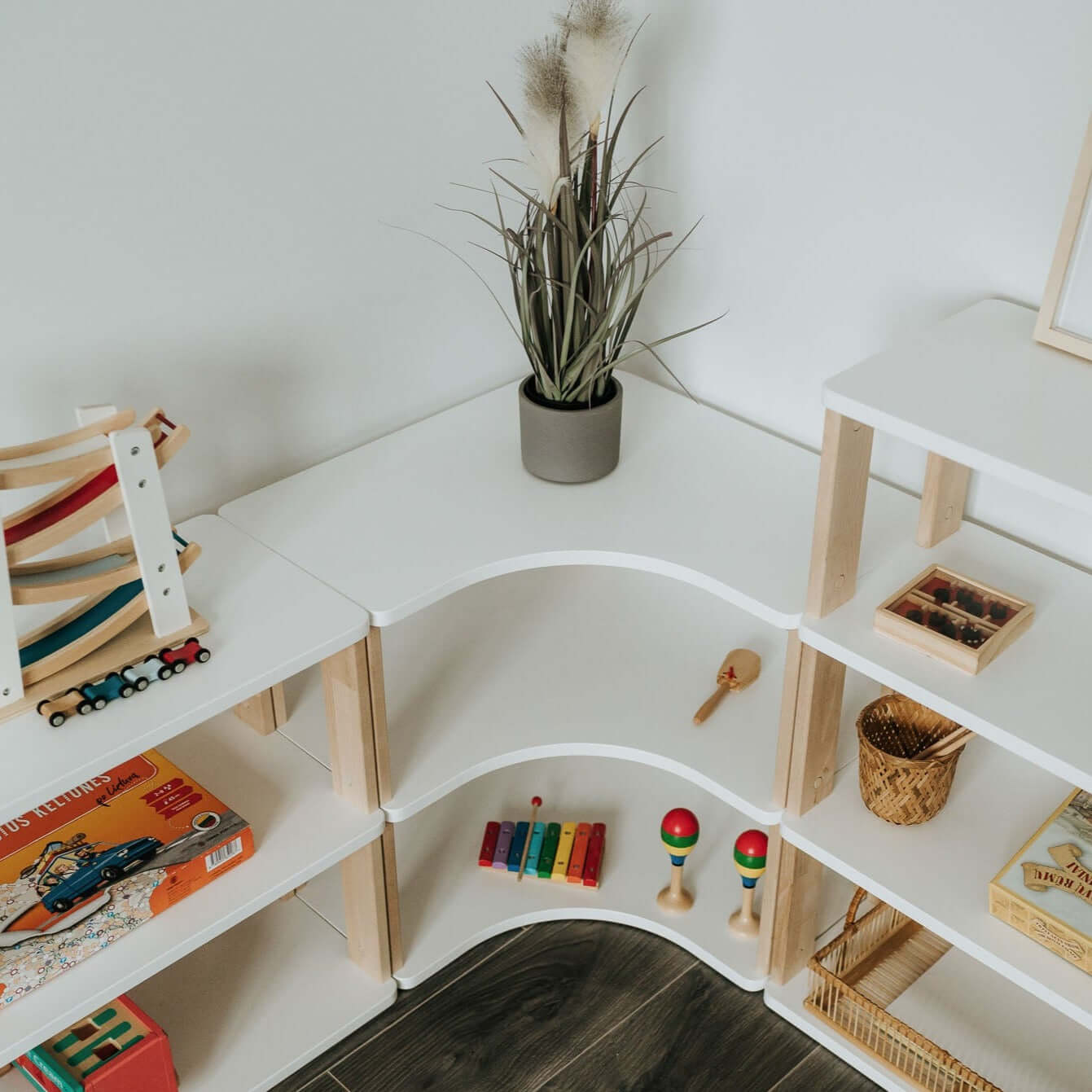 Montessori Corner Shelves