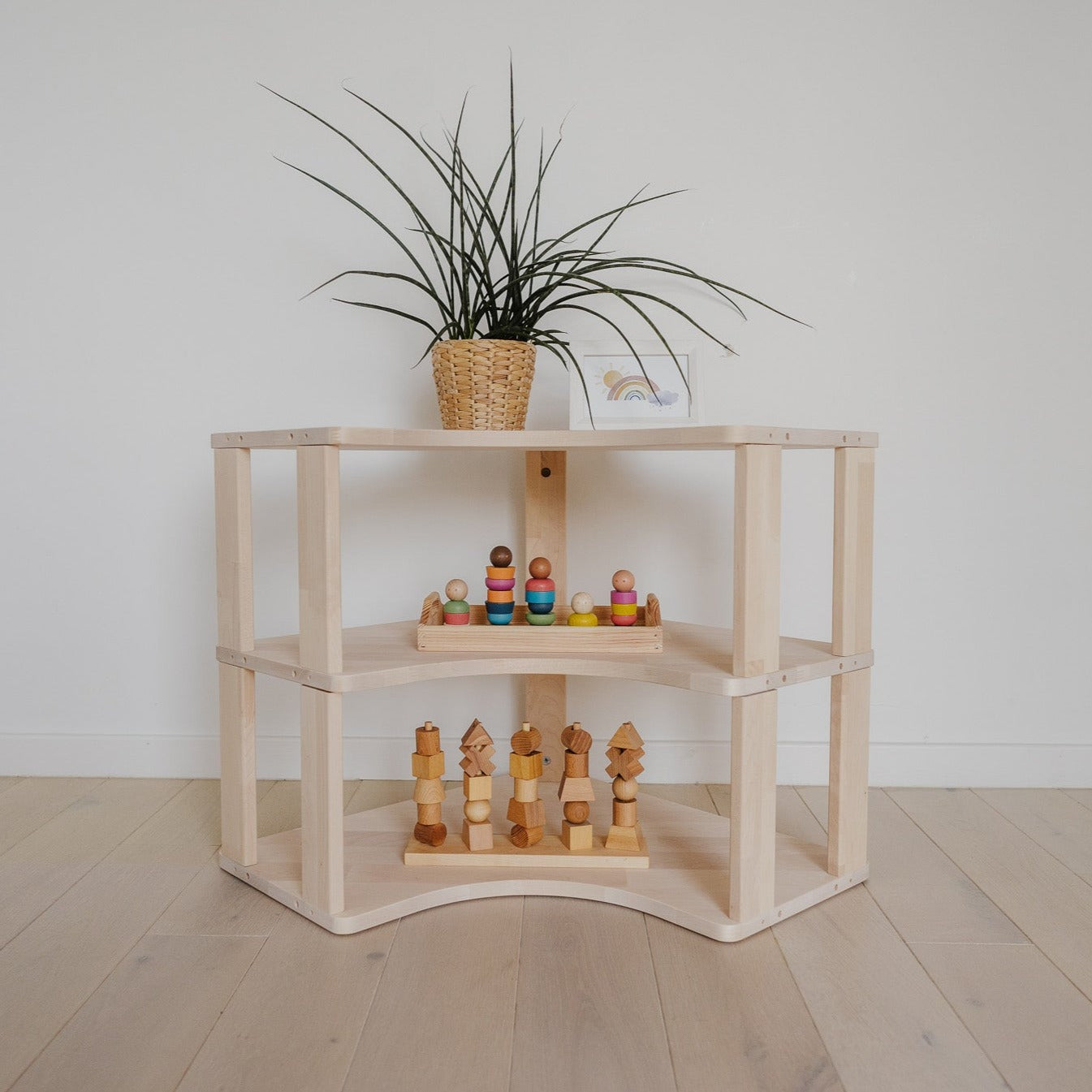 Montessori Corner Shelves