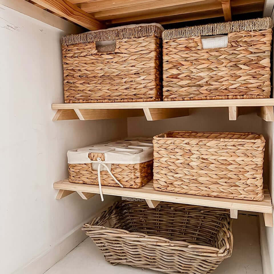 Airing Cupboard Wooden Slatted Shelves