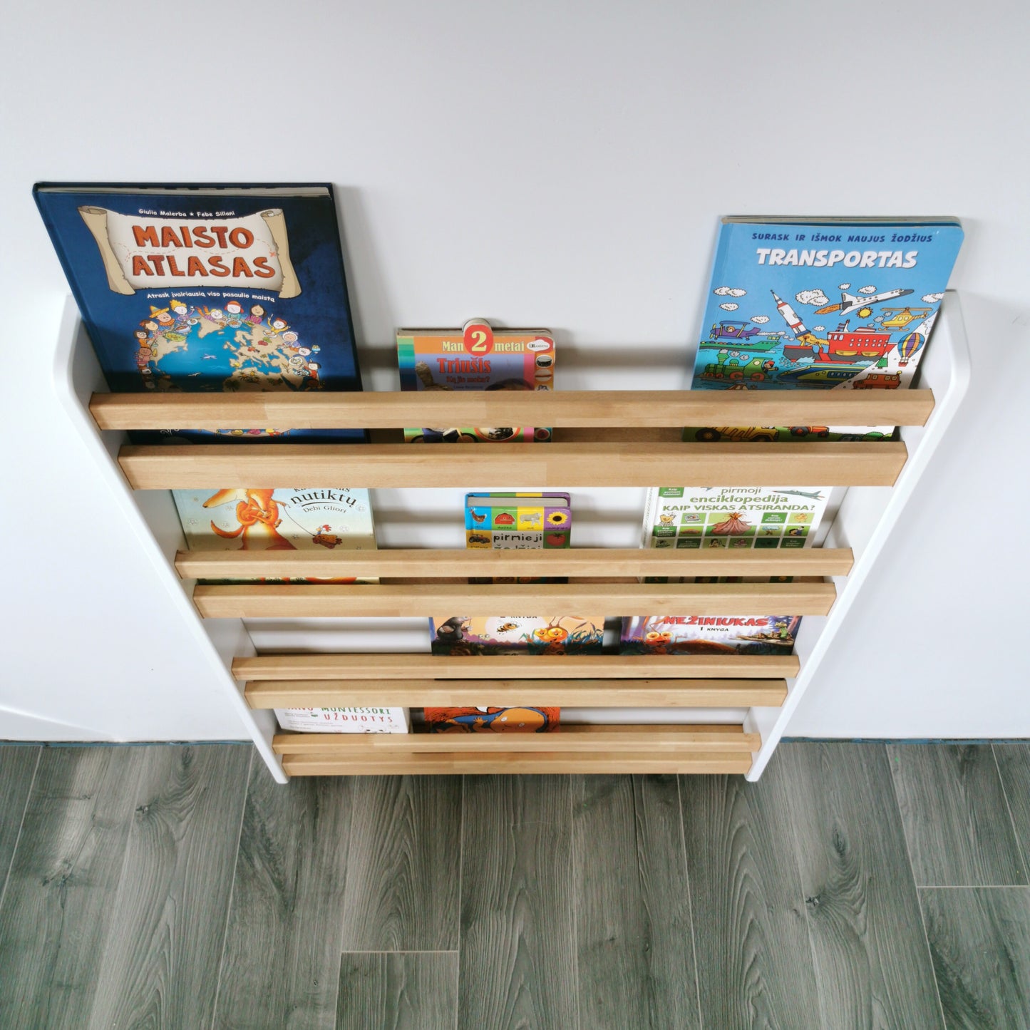 Montessori Bookshelf Wall Mounted