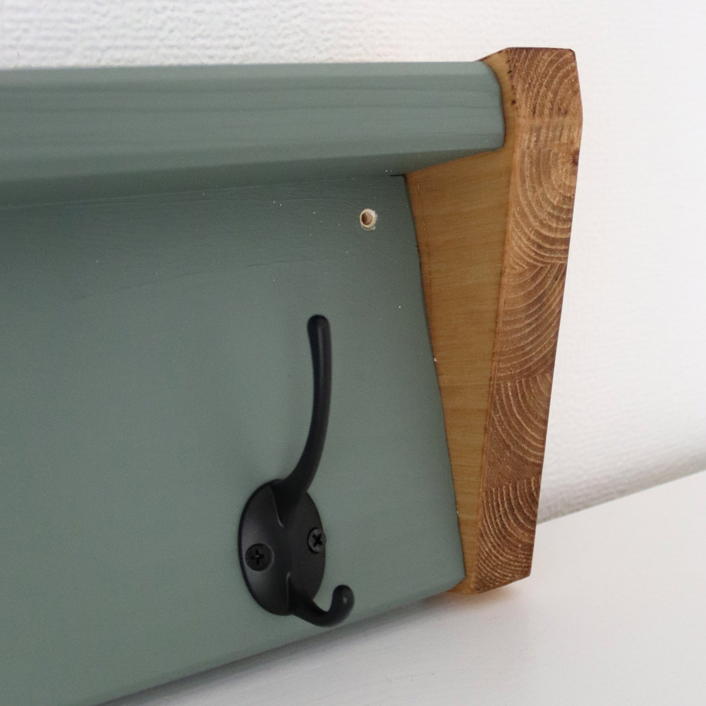 Wooden Coat Hook Rack