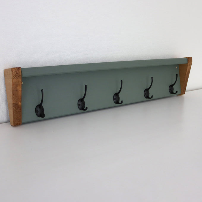 Wooden Coat Hook Rack