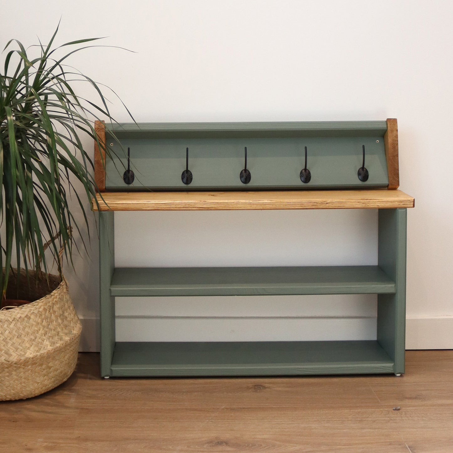 Coat Hook and Shoe Rack Storage Narrow