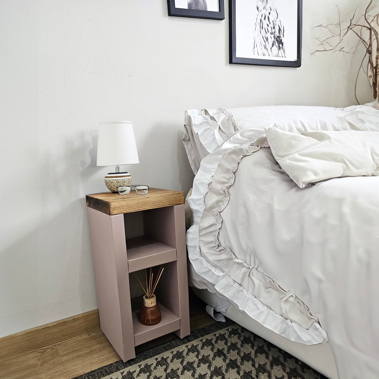 Wooden Bedside Table / Side Table