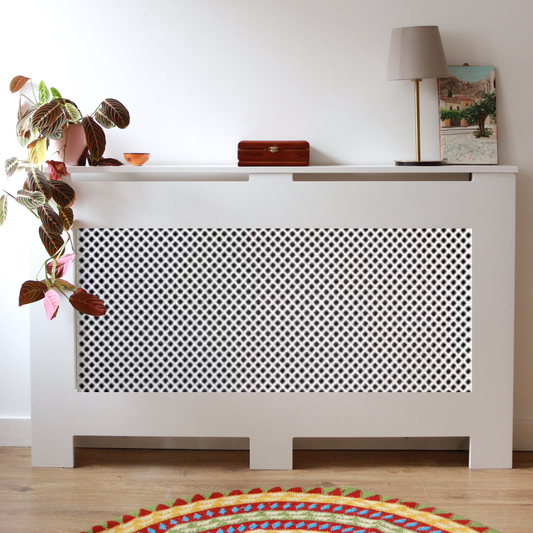 Custom Sized Radiator Cover: Diamond Front