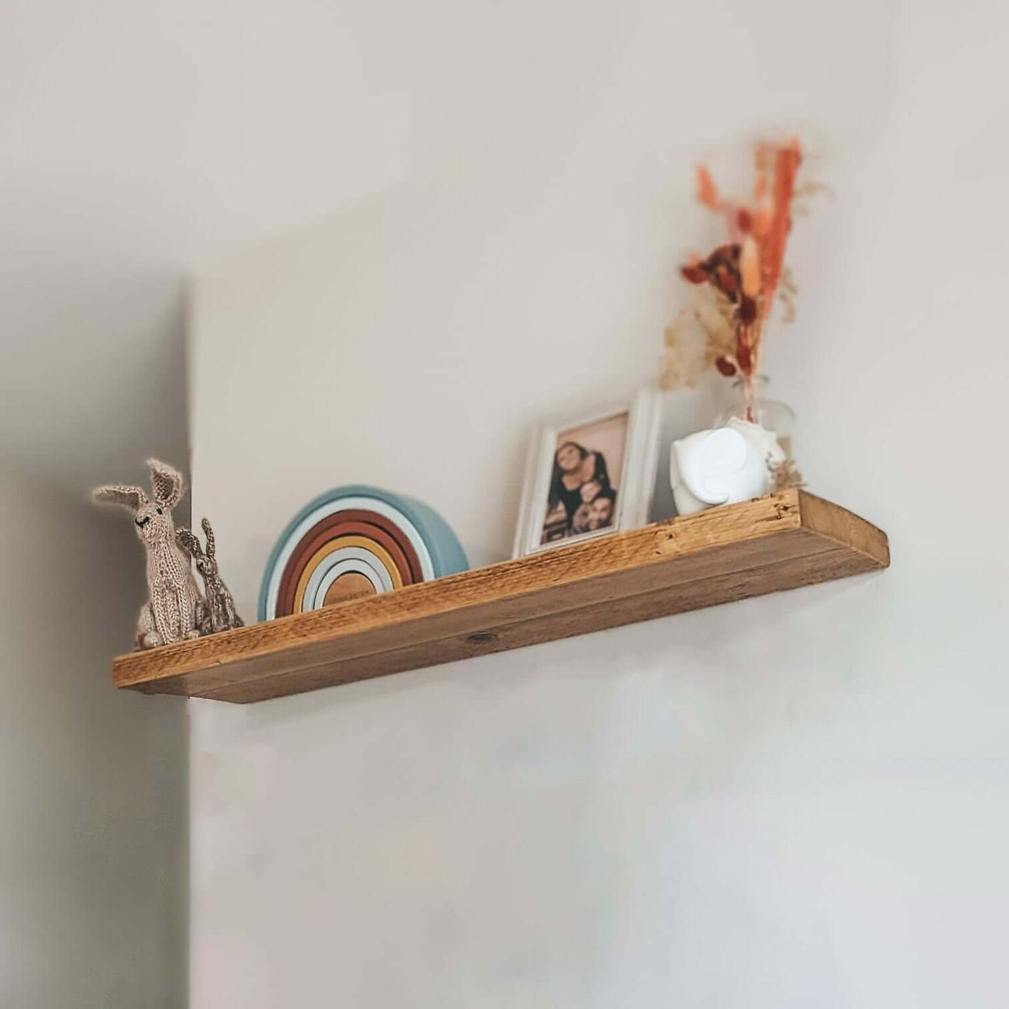 Solid Wood Floating Shelves