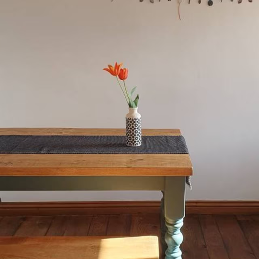 Custom Farmhouse Style Dining Table