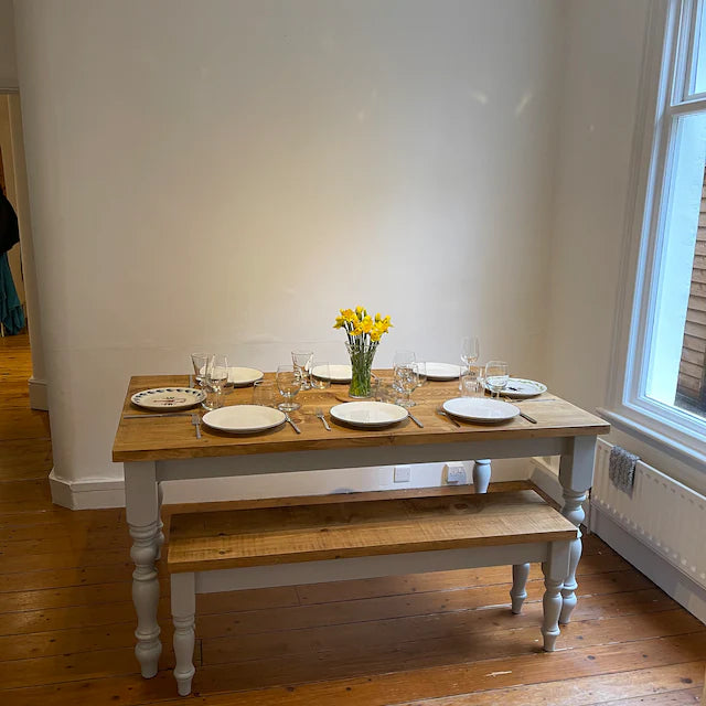 Custom Farmhouse Style Dining Table