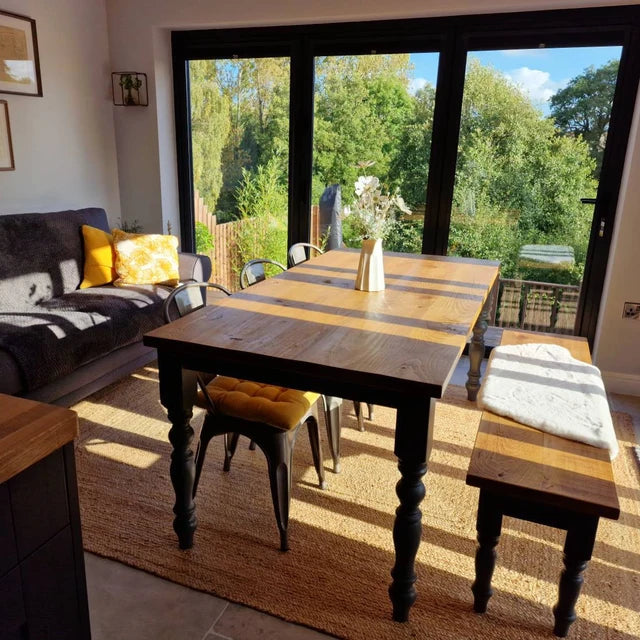 Custom Farmhouse Style Dining Table