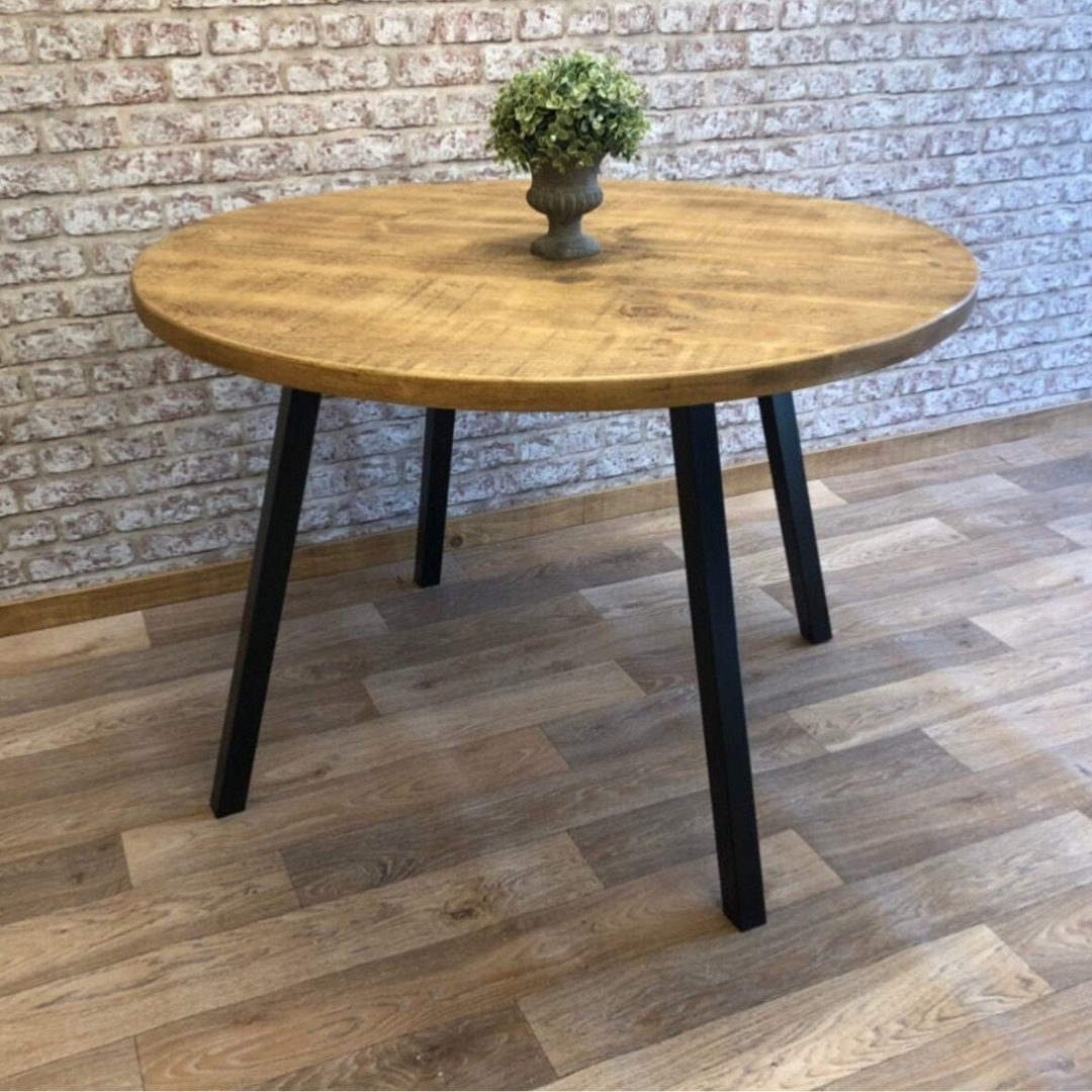 Extendable Round Dining Table