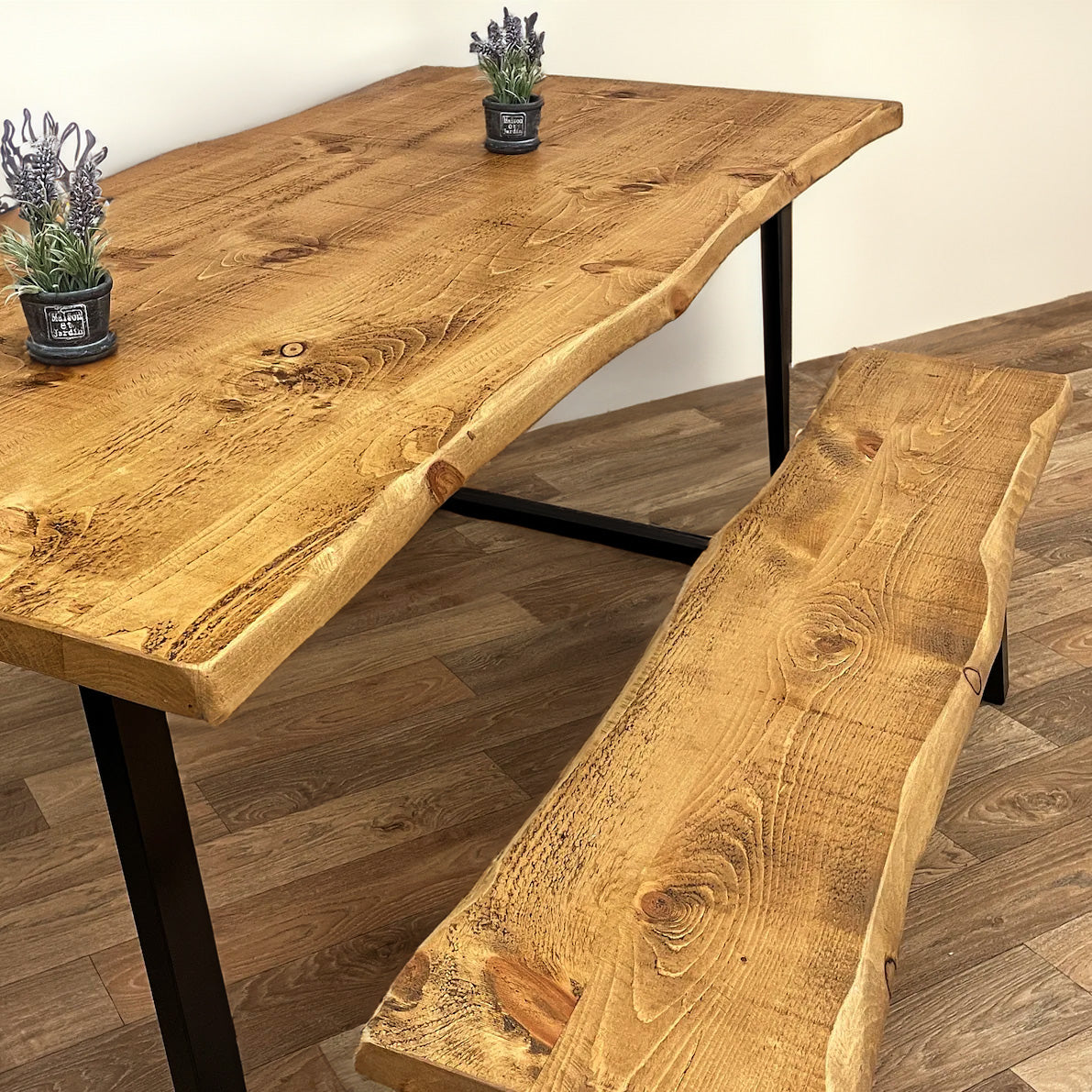 Custom Industrial Style Dining Table