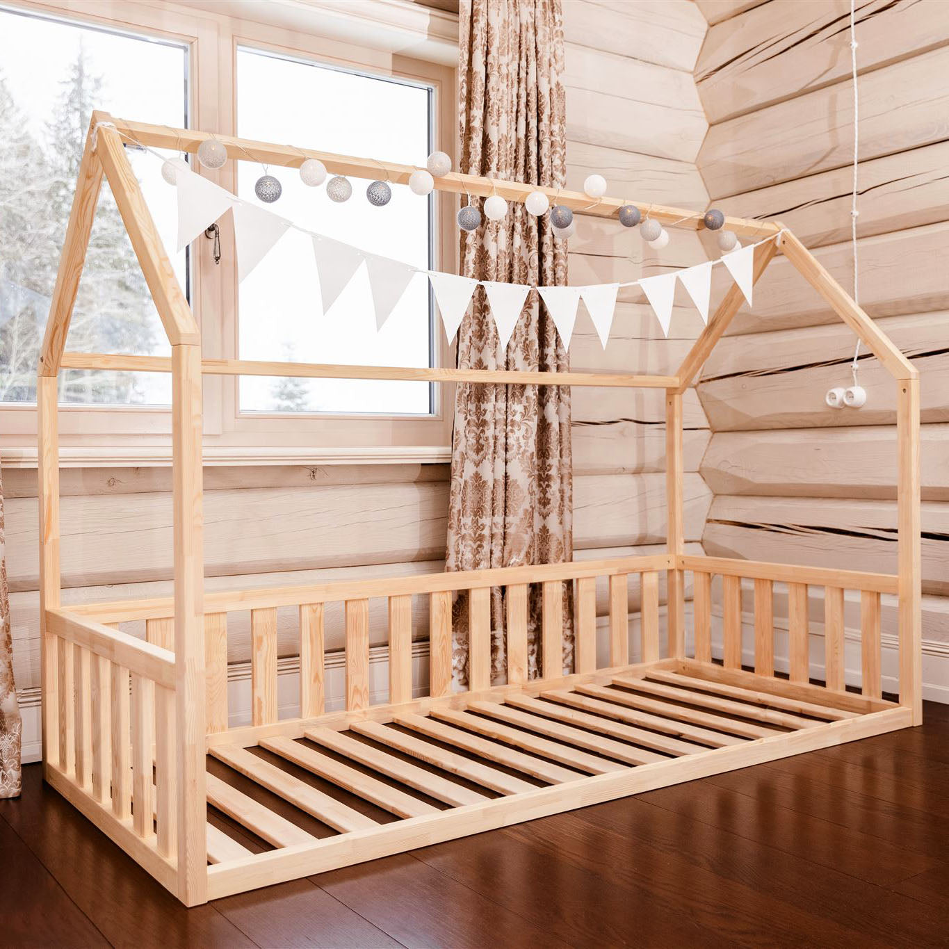 Toddler House Floor Bed