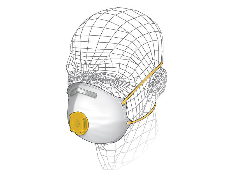 Vitrex Premium MDF Safety Mask P2