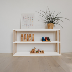 Shelving unit: Three Shelves White