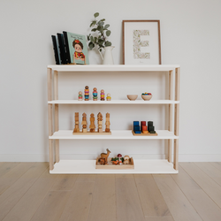 Shelving unit: Four Shelves White